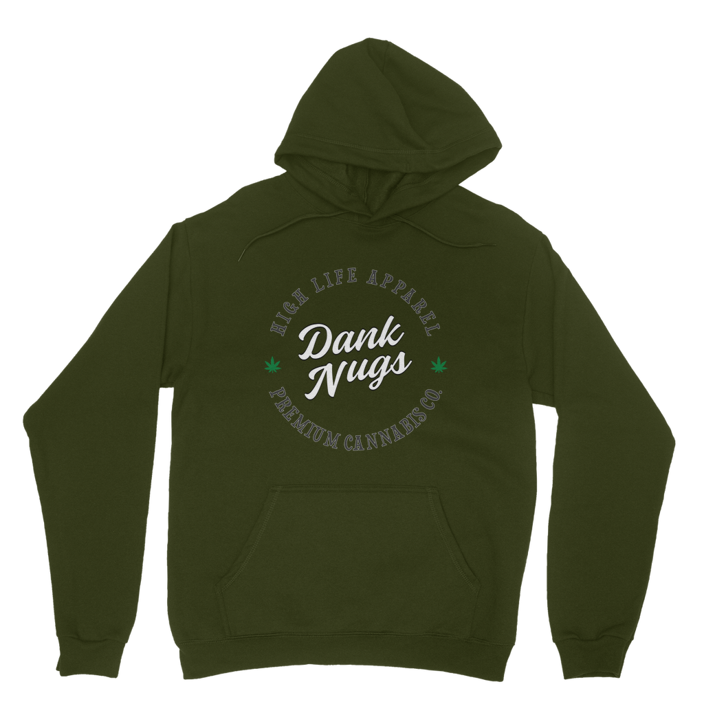 Dank Nugs High Life Apparel Premium Cannabis Classic Adult Hoodie